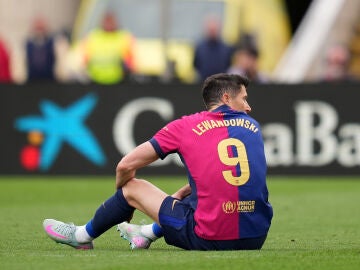 Lewandowski, lesionado en el partido ante el Celta