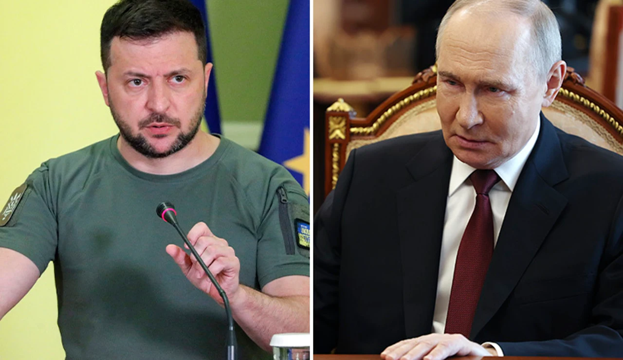 Putin y Zelenski