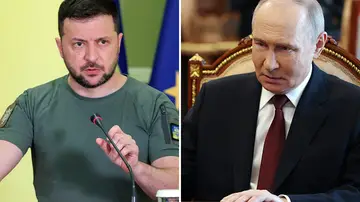 Putin y Zelenski Putin y Zelenski