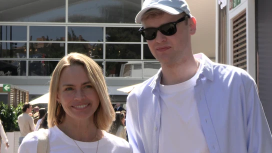 Veronica Blume con su hijo Liam Veronica Blume con su hijo Liam