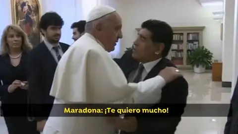 El Papa Francisco y Maradona El Papa Francisco y Maradona