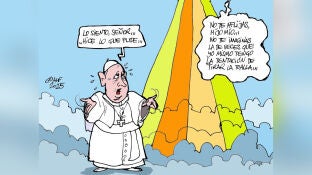 La muerte del papa Francisco, en la vi&ntilde;eta gr&aacute;fica