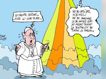 La muerte del papa Francisco, en la viñeta gráfica