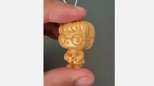 Uno de los codiciados funkos dorados de Harry Potter Uno de los codiciados funkos dorados de Harry Potter