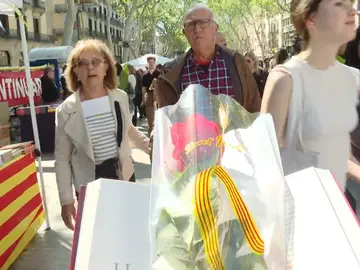 Día de Sant Jordi en Barcelona Día de Sant Jordi en Barcelona