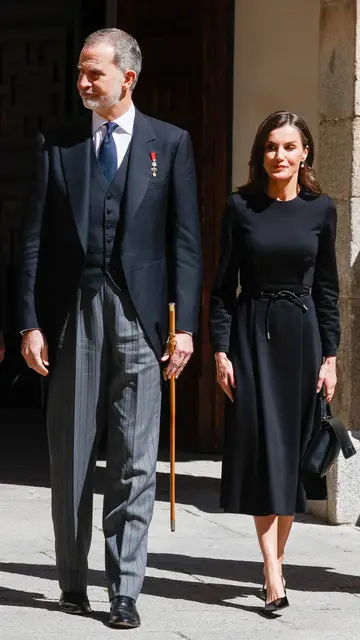 El look de luto de la reina Letizia El look de luto de la reina Letizia