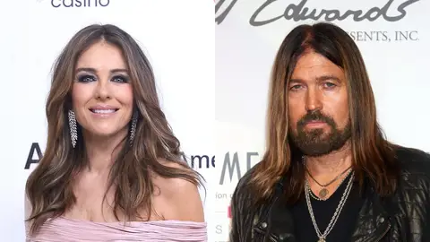 Elizabeth Hurley y Billy Ray Cyrus Elizabeth Hurley y Billy Ray Cyrus