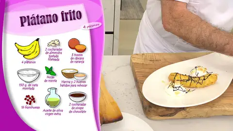 Ingredientes Plátano frito Ingredientes Plátano frito