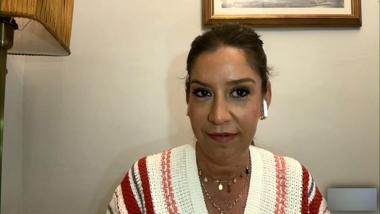 Marta Hermoso y su excuñada
