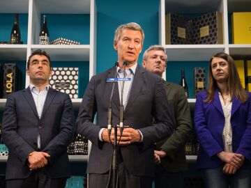 Alberto Núñez Feijóo en rueda de prensa