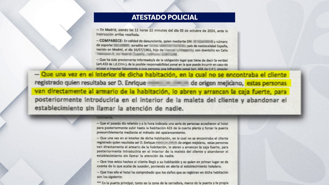 La declaración del director del hotel donde se produjo el robo de los 400.000 euros de la influencer Marta La declaración del director del hotel donde se produjo el robo de los 400.000 euros de la influencer Marta