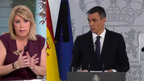 Susana Díaz en Espejo Público. Susana Díaz en Espejo Público.