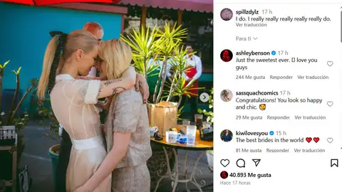 Dylan Meyer, la mujer de Kristen Stewart, comparte fotos de su boda juntas Dylan Meyer, la mujer de Kristen Stewart, comparte fotos de su boda juntas