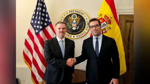 El optimismo del ministro Carlos Cuerpo. El optimismo del ministro Carlos Cuerpo.