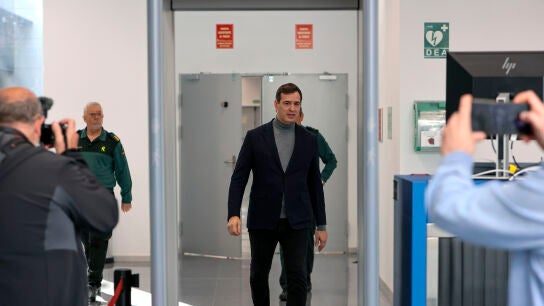 David S&aacute;nchez, hermano del presidente del Gobierno, tras declarar