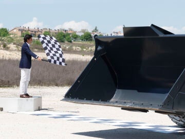 Carlos Sainz en la presentación del circuito de Fórmula 1 de Madrid en el Centro de Convenciones Ifema