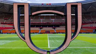 El Estadio de la Cartuja en Sevilla, escenario de la final de la Copa del Rey