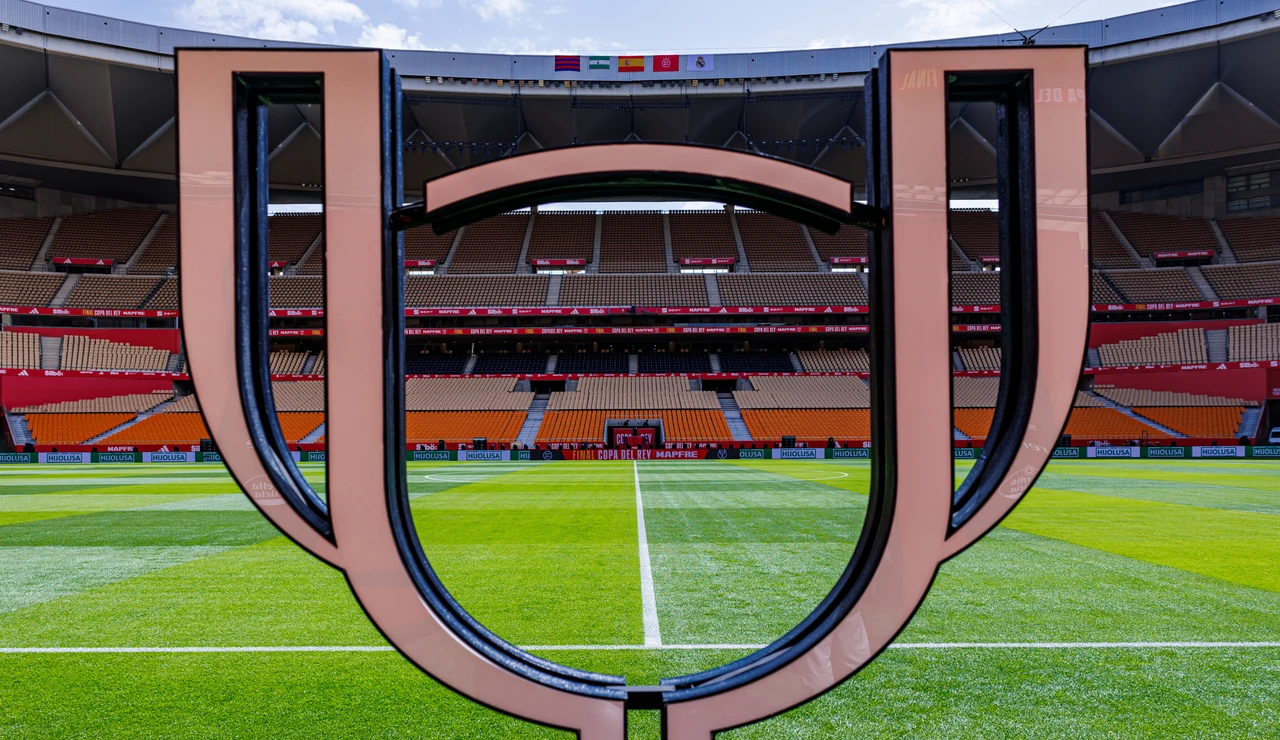 El Estadio de la Cartuja en Sevilla, escenario de la final de la Copa del Rey