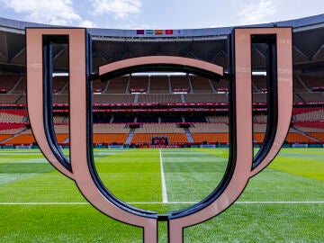 El Estadio de la Cartuja en Sevilla, escenario de la final de la Copa del Rey