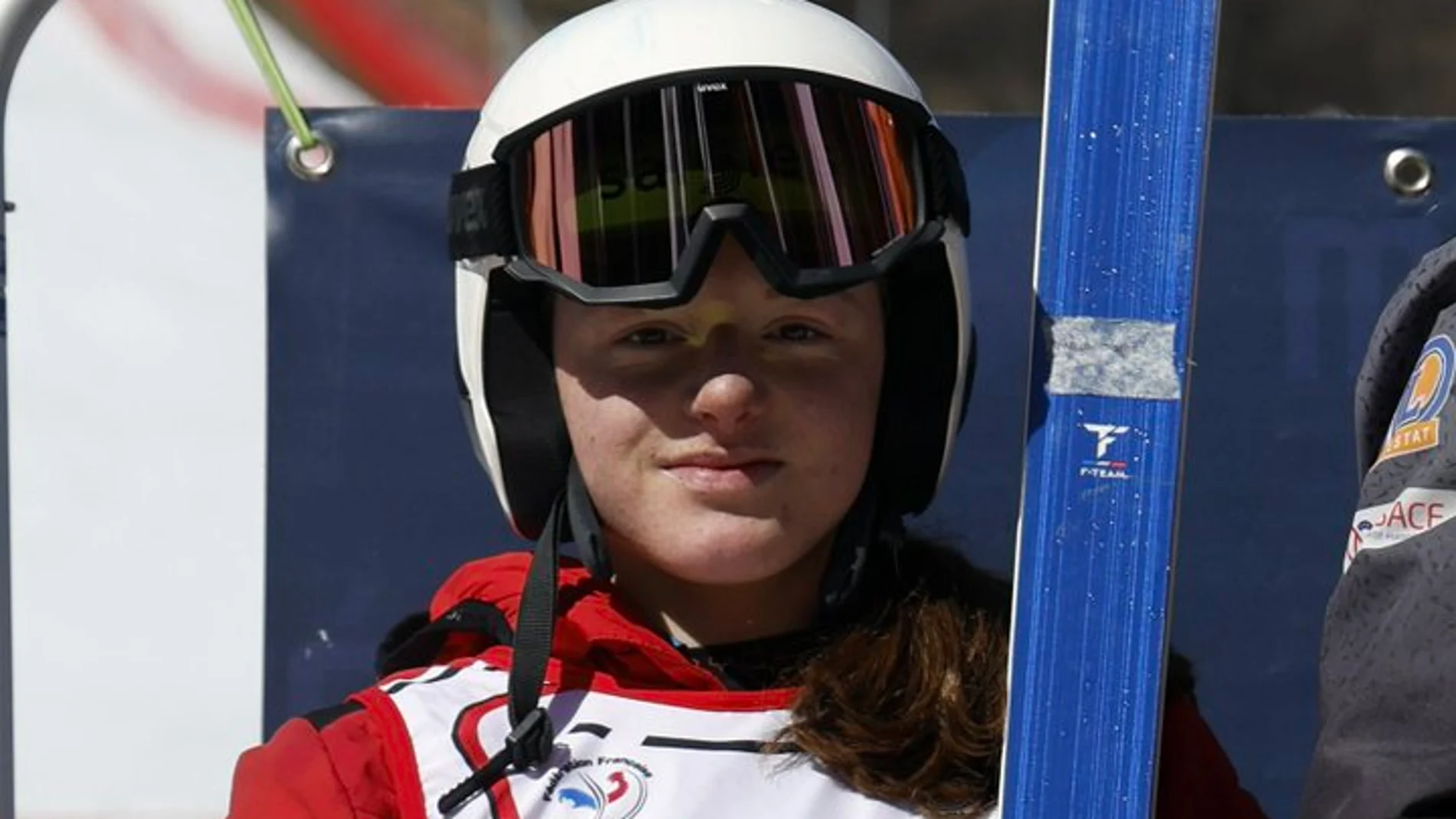 La esquiadora francesa Margot Simond La esquiadora francesa Margot Simond