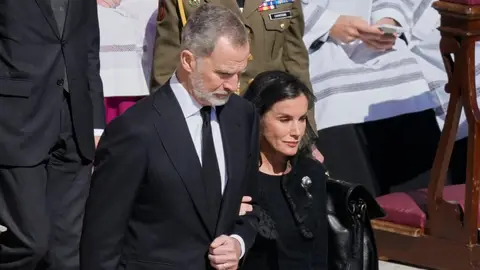 Los reyes Felipe y Letizia en el funeral del papa Francisco en el Vaticano Los reyes Felipe y Letizia en el funeral del papa Francisco en el Vaticano