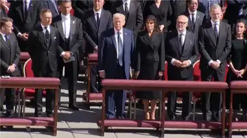 Los Reyes y Donald Trump en el funeral del papa Francisco Los Reyes y Donald Trump en el funeral del papa Francisco