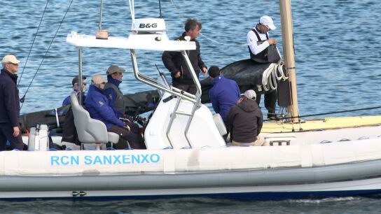 El rey Juan Carlos en Sanxenxo