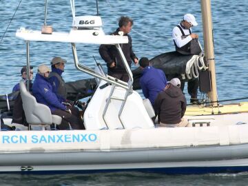 El rey Juan Carlos en Sanxenxo