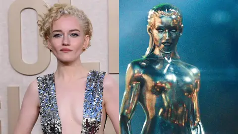 Julia Garner en su papel en Los 4 Fantásticos Julia Garner en su papel en Los 4 Fantásticos