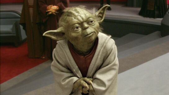 Yoda en Star Wars: El ataque de los clones