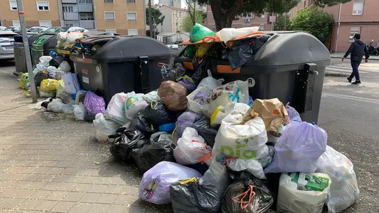 Acumulación de basura en Madrid Acumulación de basura en Madrid