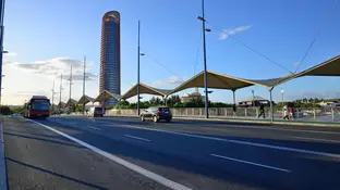 Una carretera de Sevilla Una carretera de Sevilla