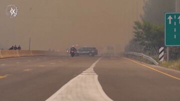 Incendio Israel