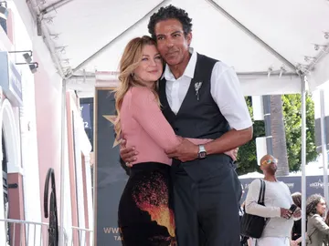 Ellen Pompeo con su marido Chris Ivery Ellen Pompeo con su marido Chris Ivery