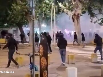 Los ultras del Betis y la Fiorentina sembraron el pánico en Sevilla