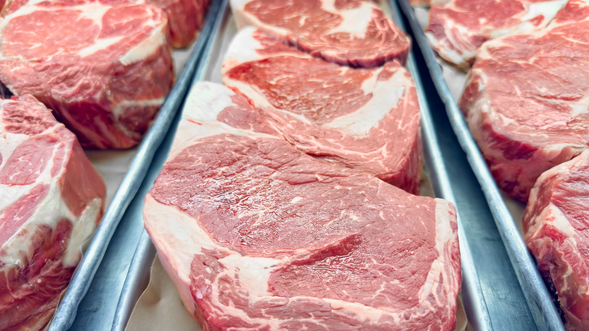 Imagen de archivo de bistecs Imagen de archivo de bistecs