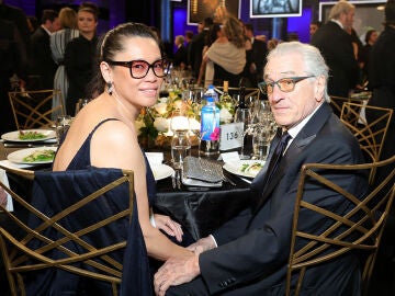 Robert De Niro y Tiffany Chen en la gala AFI