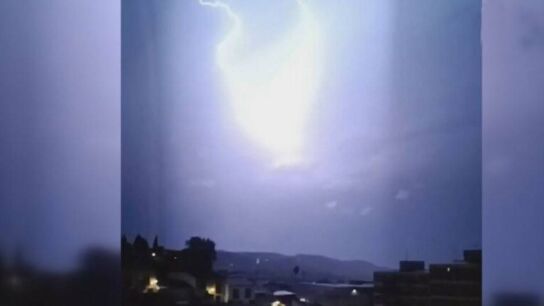 Tormenta el&eacute;ctrica en Espa&ntilde;a