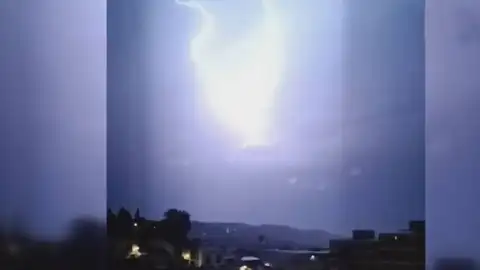 Tormenta eléctrica en España Tormenta eléctrica en España