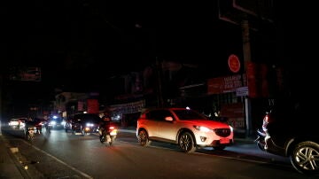Imagen del apagón en Bali