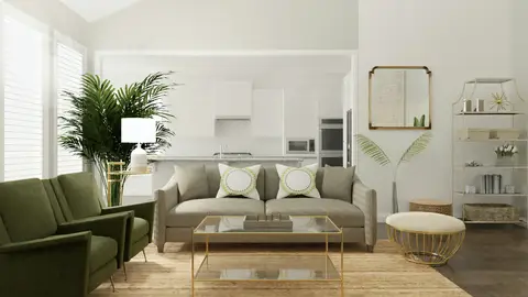 Salón de una casa Salón de una casa