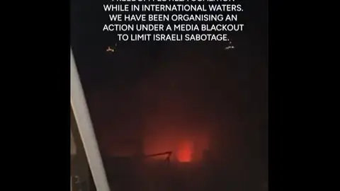 Ataque con drones a un barco de la Flotilla de la Libertad Ataque con drones a un barco de la Flotilla de la Libertad