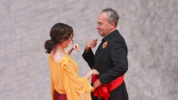 Isabel Díaz Ayuso y José Coronado