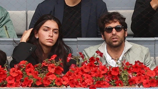 Cayetano Rivera y su hija, Lucía Rivera, en el Mutua Madrid Open Cayetano Rivera y su hija, Lucía Rivera, en el Mutua Madrid Open
