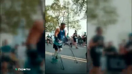 La gesta del atleta paralímpico David Wetherill: nuevo récord de maratón en muletas La gesta del atleta paralímpico David Wetherill: nuevo récord de maratón en muletas