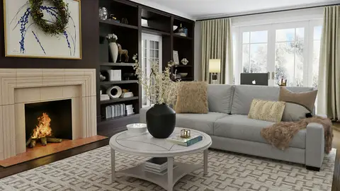 Salón de una casa Salón de una casa