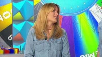 Edurne visita el plató de La ruleta de la suerte para anunciar el regreso de La voz kids: “En esta edición vienen con una magia increíble”