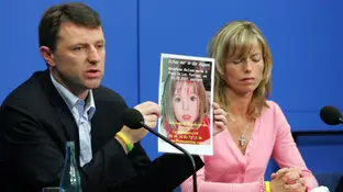 Imagen de archivo de los padres de Madeleine McCann. Imagen de archivo de los padres de Madeleine McCann.