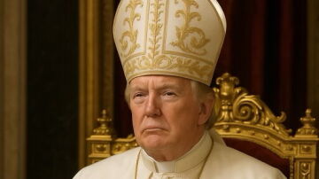 Donald Trump publica en sus redes una foto vestido de papa 