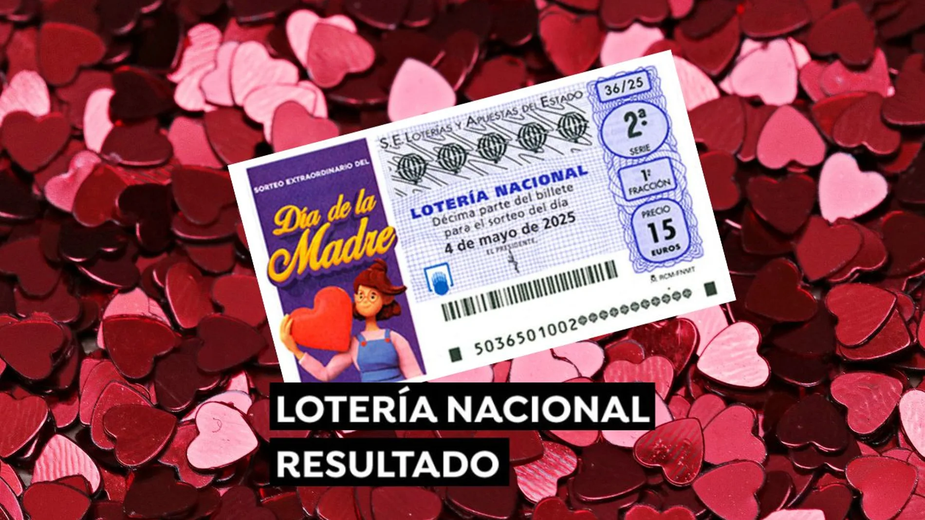 Sorteo del Día de la Madre hoy domingo 4 de mayo: Comprobar décimo del sorteo, en directo Sorteo del Día de la Madre hoy domingo 4 de mayo: Comprobar décimo del sorteo, en directo